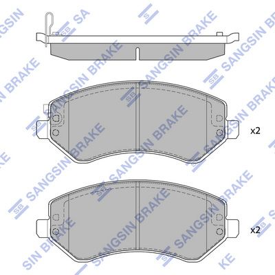 SP4170 Hi-Q Комплект тормозных колодок, дисковый тормоз