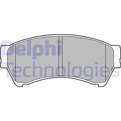 LP2111 DELPHI Комплект тормозных колодок, дисковый тормоз