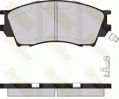 PA1085 Brake ENGINEERING Комплект тормозных колодок, дисковый тормоз