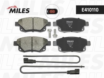 E410110 MILES Комплект тормозных колодок, дисковый тормоз