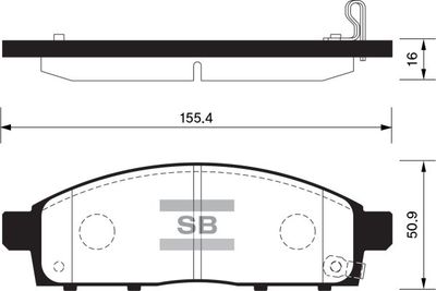 FBP1361 FI.BA Комплект тормозных колодок, дисковый тормоз