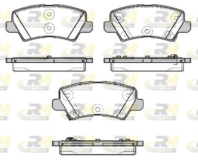 2180402 ROADHOUSE Комплект тормозных колодок, дисковый тормоз