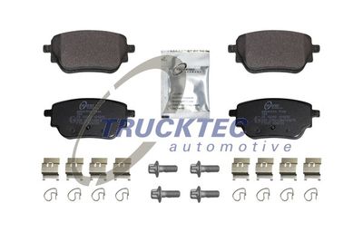 0235626 TRUCKTEC AUTOMOTIVE Комплект тормозных колодок, дисковый тормоз