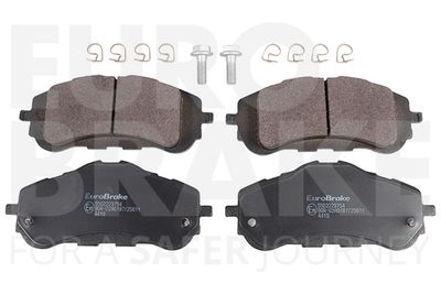 5502223754 EUROBRAKE Комплект тормозных колодок, дисковый тормоз