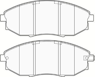 FP1031 FIT Комплект тормозных колодок, дисковый тормоз