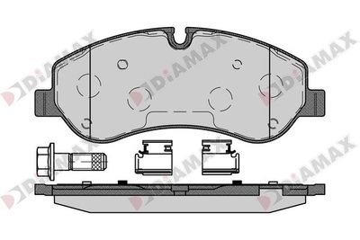 N09676 DIAMAX Комплект тормозных колодок, дисковый тормоз