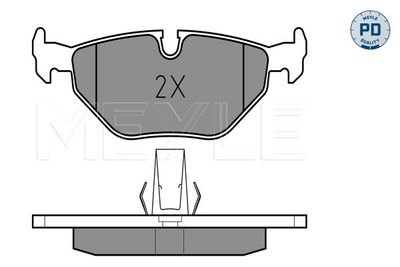 0252169117PD MEYLE Комплект тормозных колодок, дисковый тормоз