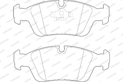 WBP21292A WAGNER Комплект тормозных колодок, дисковый тормоз