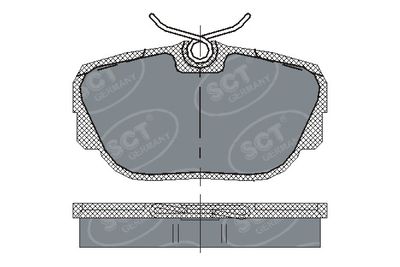 SP144PR SCT - MANNOL Комплект тормозных колодок, дисковый тормоз