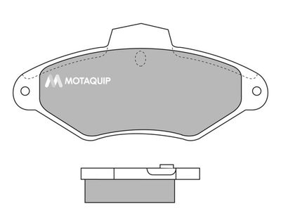 LVXL701 MOTAQUIP Комплект тормозных колодок, дисковый тормоз