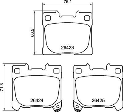 P83186 BREMBO Комплект тормозных колодок, дисковый тормоз