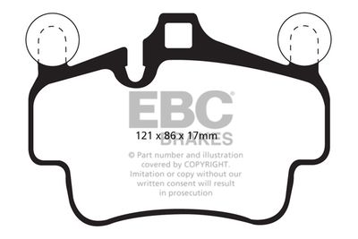 DP92029 EBC Brakes Комплект тормозных колодок, дисковый тормоз