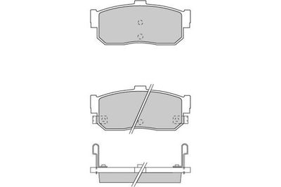 120699 E.T.F. Комплект тормозных колодок, дисковый тормоз