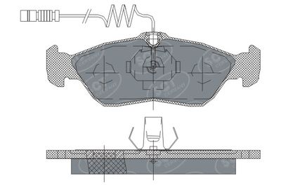 SP232PR SCT - MANNOL Комплект тормозных колодок, дисковый тормоз