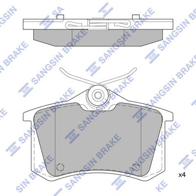 SP1391 Hi-Q Комплект тормозных колодок, дисковый тормоз