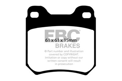 DP4675R EBC Brakes Комплект тормозных колодок, дисковый тормоз