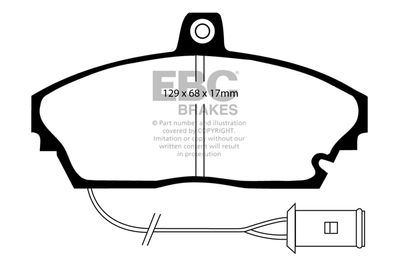 DP643 EBC Brakes Комплект тормозных колодок, дисковый тормоз