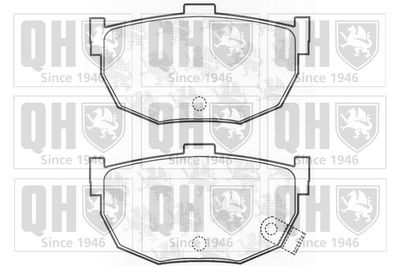 BP575 QUINTON HAZELL Комплект тормозных колодок, дисковый тормоз