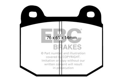 DP21537 EBC Brakes Комплект тормозных колодок, дисковый тормоз