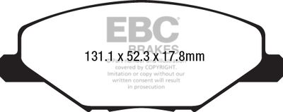 DP42211R EBC Brakes Комплект тормозных колодок, дисковый тормоз