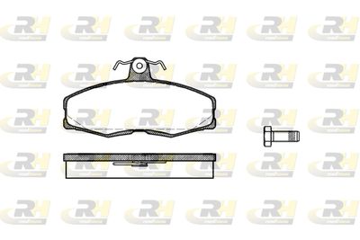 215400 ROADHOUSE Комплект тормозных колодок, дисковый тормоз