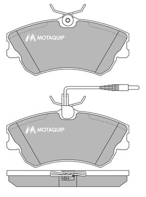 LVXL497 MOTAQUIP Комплект тормозных колодок, дисковый тормоз