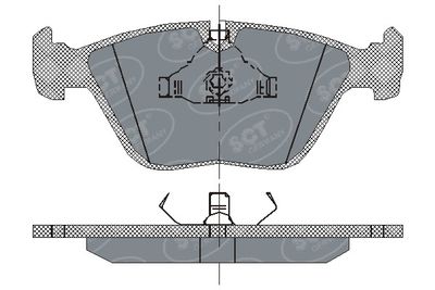 SP138PR SCT - MANNOL Комплект тормозных колодок, дисковый тормоз