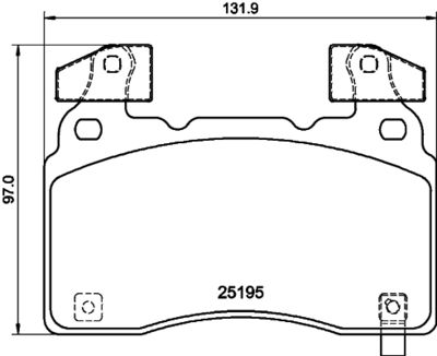 8DB355040471 HELLA PAGID Комплект тормозных колодок, дисковый тормоз