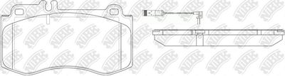 PN0491W NiBK Комплект тормозных колодок, дисковый тормоз