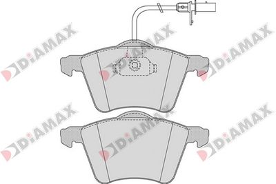 N09546 DIAMAX Комплект тормозных колодок, дисковый тормоз