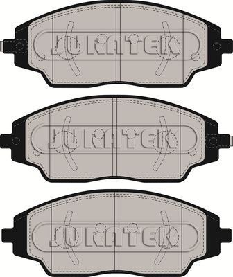 JCP8253 JURATEK Комплект тормозных колодок, дисковый тормоз