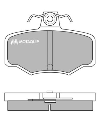 LVXL626 MOTAQUIP Комплект тормозных колодок, дисковый тормоз