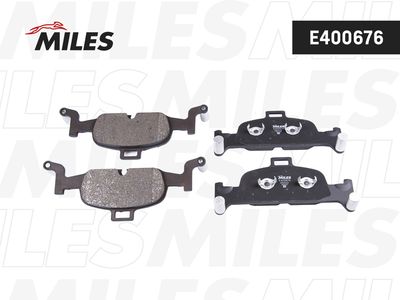 E400676 MILES Комплект тормозных колодок, дисковый тормоз