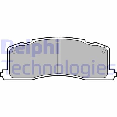 LP943 DELPHI Комплект тормозных колодок, дисковый тормоз