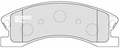 LVXL1199 MOTAQUIP Комплект тормозных колодок, дисковый тормоз