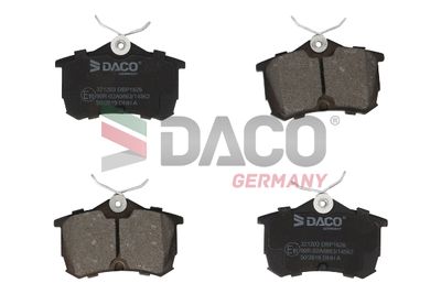 321203 DACO Germany Комплект тормозных колодок, дисковый тормоз