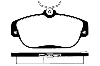 RA05850 RAICAM Комплект тормозных колодок, дисковый тормоз