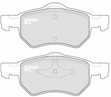 LVXL1178 MOTAQUIP Комплект тормозных колодок, дисковый тормоз