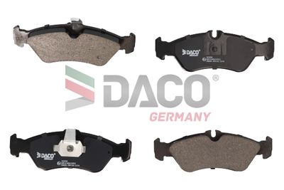 323329 DACO Germany Комплект тормозных колодок, дисковый тормоз