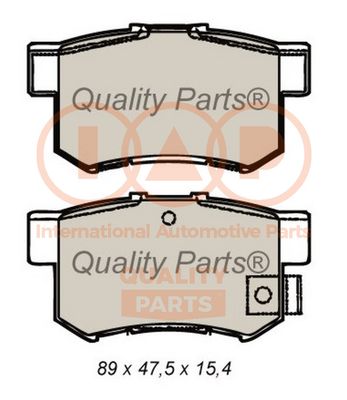 70406097 IAP QUALITY PARTS Комплект тормозных колодок, дисковый тормоз