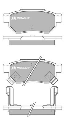 LVXL533 MOTAQUIP Комплект тормозных колодок, дисковый тормоз