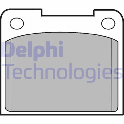 LP15 DELPHI Комплект тормозных колодок, дисковый тормоз