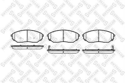 1052002BSX STELLOX Комплект тормозных колодок, дисковый тормоз