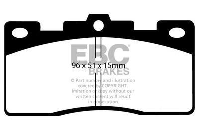 DP376 EBC Brakes Комплект тормозных колодок, дисковый тормоз