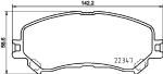 FK20081 KAISHIN Комплект тормозных колодок, дисковый тормоз