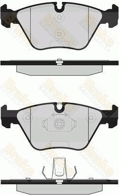 PA1598 Brake ENGINEERING Комплект тормозных колодок, дисковый тормоз