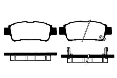 RA08120 RAICAM Комплект тормозных колодок, дисковый тормоз