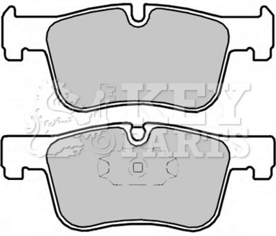 KBP2334 KEY PARTS Комплект тормозных колодок, дисковый тормоз