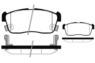 RA05061 RAICAM Комплект тормозных колодок, дисковый тормоз