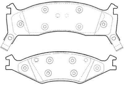 FP0719 FIT Комплект тормозных колодок, дисковый тормоз